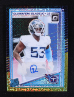 Oluwafemi Oladejo 2025 Donruss Optic Rated Rookies Autographs Black Gold #280 #25/60 RC at PristineAuction.com