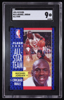 Michael Jordan 1991-92 Fleer #211 AS (SGC 9) at PristineAuction.com