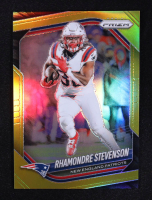 Rhamondre Stevenson 2025 Panini Prizm Prizms Gold #84 #08/10 at PristineAuction.com