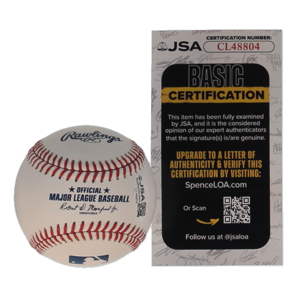 Xavier Scruggs Signed OML Baseball (JSA) at PristineAuction.com Xavier Scruggs Signed OML Baseball (JSA) at PristineAuction.com