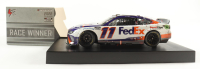 Denny Hamlin Signed 2022 #11 FedEx Richmond Win | 1:24 Diecast Car (PA) at PristineAuction.com