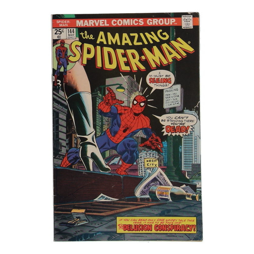 1975 "The Amazing Spider-Man" Issue #144 Marvel Comic Book at PristineAuction.com 1975 "The Amazing Spider-Man" Issue #144 Marvel Comic Book at PristineAuction.com