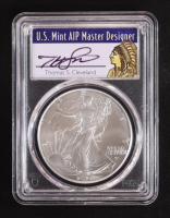 2025 American Silver Eagle, First Strike - Thomas S. Cleveland Signature Label #1/500 (PCGS MS70) at PristineAuction.com