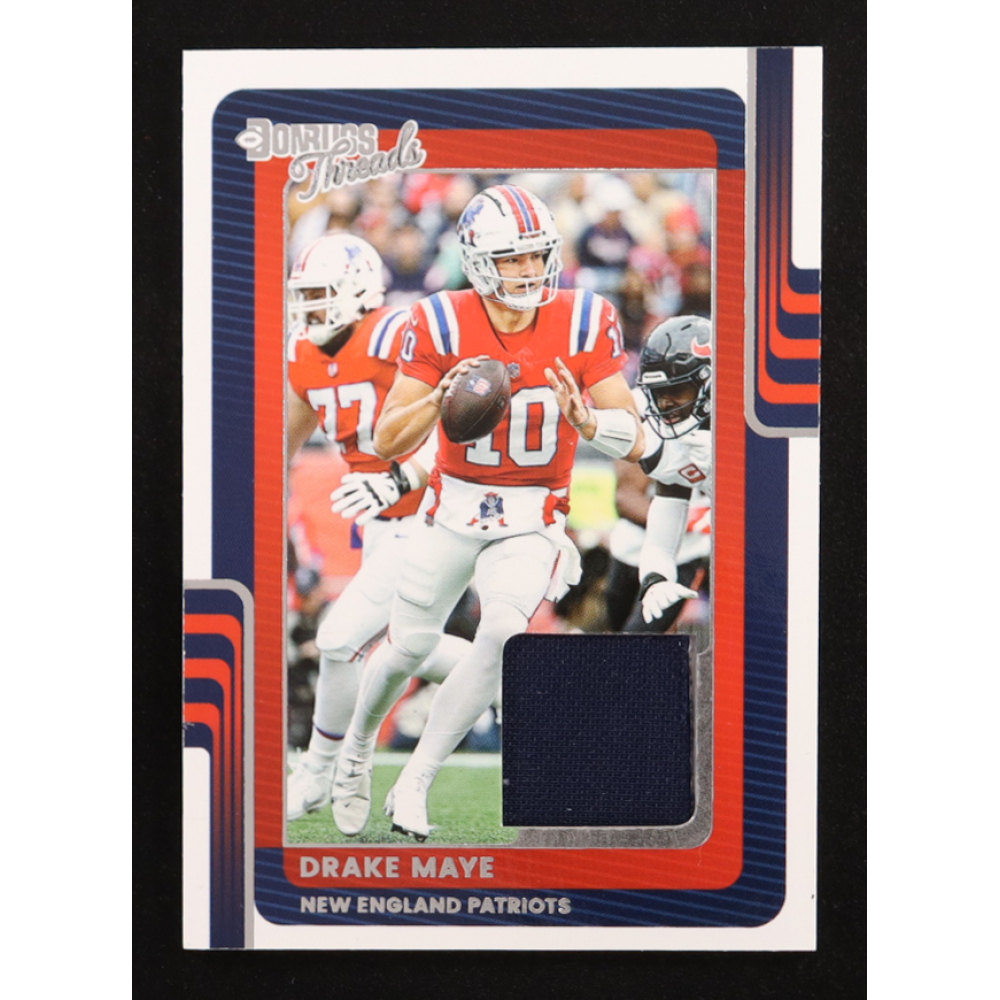 Drake Maye 2025 Donruss Threads #28 at PristineAuction.com
