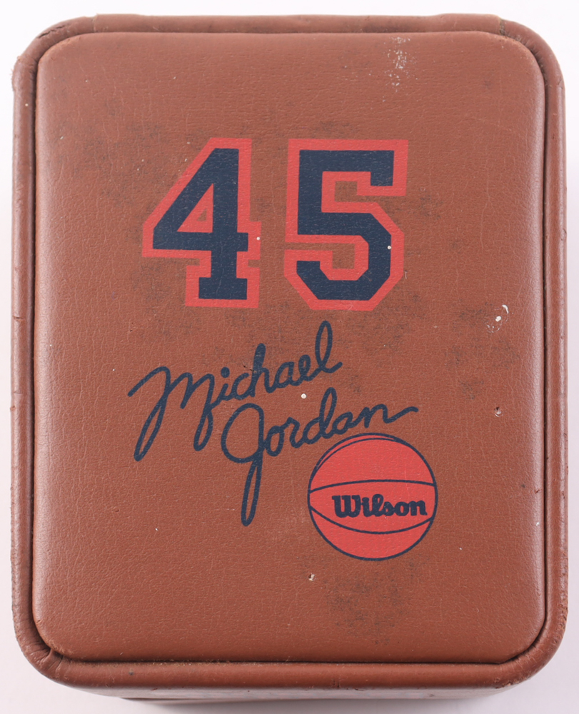 Michael Jordan 1990 Wilson Digital Wristwatch with Case at PristineAuction.com Michael Jordan 1990 Wilson Digital Wristwatch with Case at PristineAuction.com