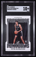 Victor Wembanyama 2023-24 Donruss Franchise Features #29 RC (SGC 10) at PristineAuction.com