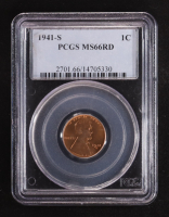 1941-S Lincoln Wheat 1C Cent (PCGS MS66RD) at PristineAuction.com