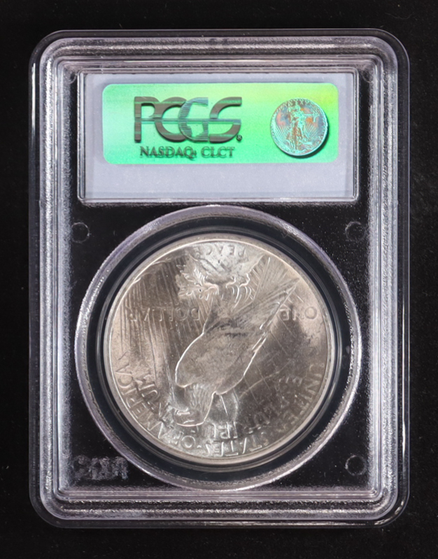 1922 Peace Silver $1 Dollar (PCGS MS62) at PristineAuction.com 1922 Peace Silver $1 Dollar (PCGS MS62) at PristineAuction.com