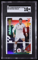 Cristiano Ronaldo 2023-24 Panini Megacracks La Liga #435 / Magicos (SGC 10) at PristineAuction.com