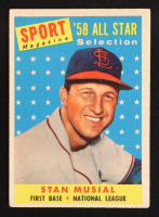 Stan Musial 1958 Topps #476 AS at PristineAuction.com