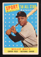 Willie Mays 1958 Topps #486 AS at PristineAuction.com
