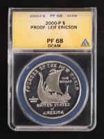 2000-P Leif Ericson Proof Commemorative Silver $1 Dollar (ANACS PF68 DCAM) at PristineAuction.com