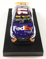Denny Hamlin Signed 2023 #11 FedEx Bristol Win | 1:24 Diecast Car (PA) at PristineAuction.com