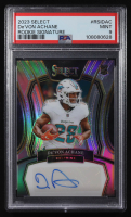 De'Von Achane 2023 Select Rookie Signatures Prizm #5 #028/199 RC (PSA 9) at PristineAuction.com