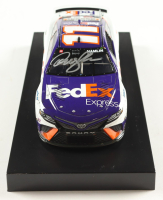 Denny Hamlin Signed 2023 #11 FedEx Kansas Win | 1:24 Diecast Car (PA) at PristineAuction.com