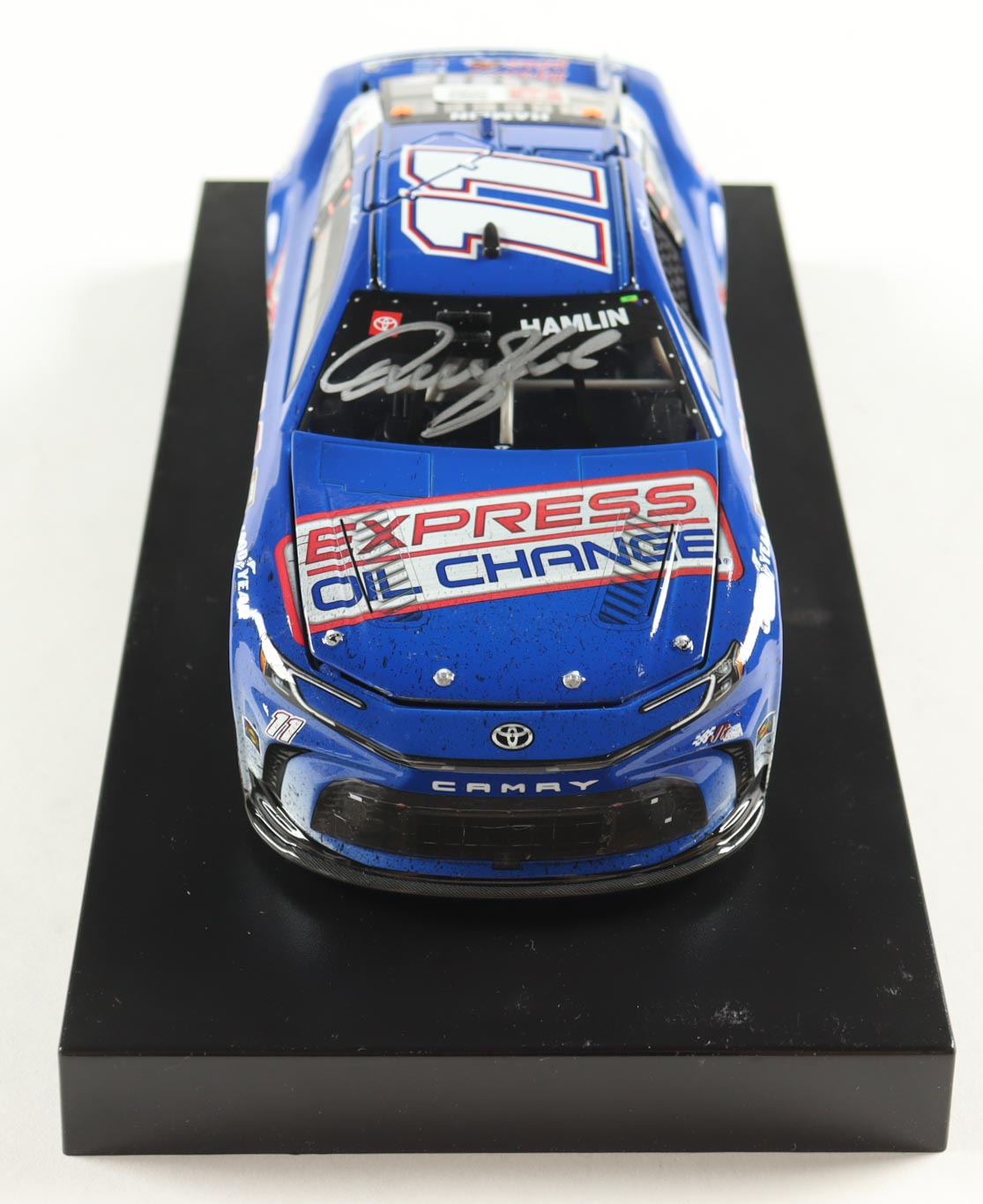 Denny Hamlin Signed 2024 #11 Mavis Tires Bristol Win | 1:24 Diecast Car (PA) at PristineAuction.com Denny Hamlin Signed 2024 #11 Mavis Tires Bristol Win | 1:24 Diecast Car (PA) at PristineAuction.com