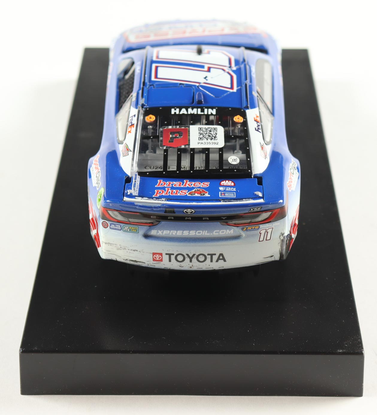 Denny Hamlin Signed 2024 #11 Mavis Tires Bristol Win | 1:24 Diecast Car (PA) at PristineAuction.com Denny Hamlin Signed 2024 #11 Mavis Tires Bristol Win | 1:24 Diecast Car (PA) at PristineAuction.com