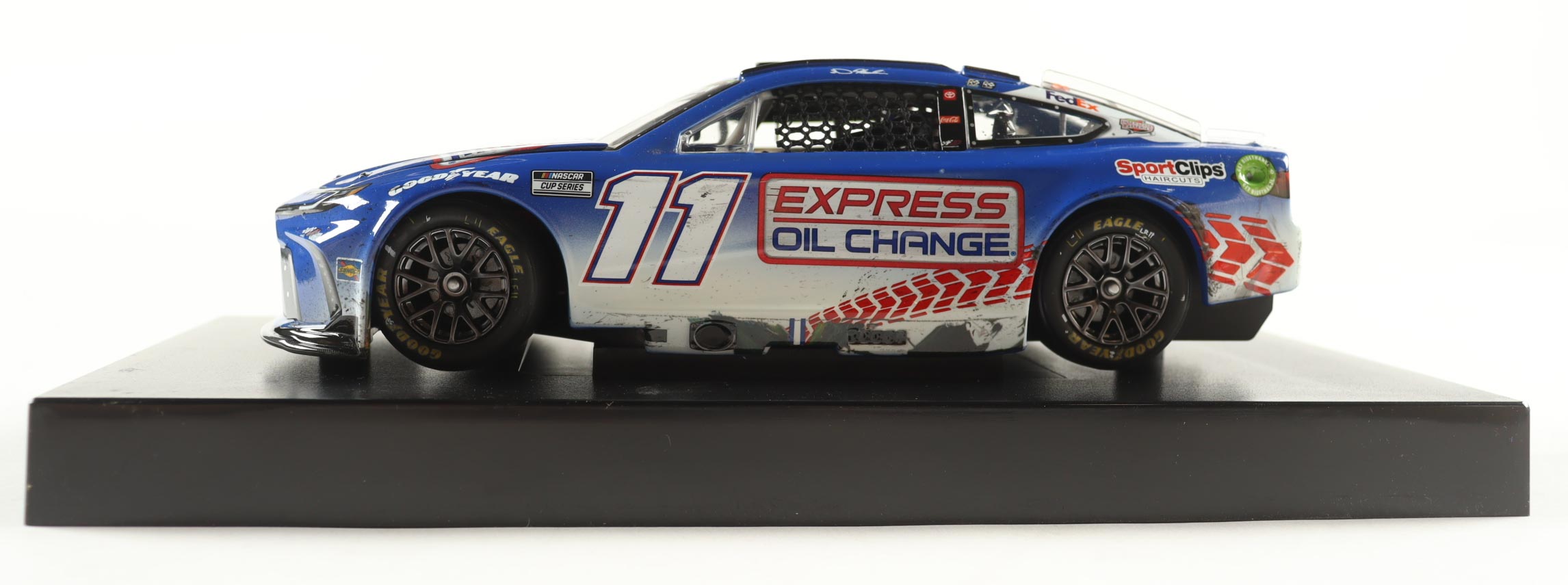 Denny Hamlin Signed 2024 #11 Mavis Tires Bristol Win | 1:24 Diecast Car (PA) at PristineAuction.com Denny Hamlin Signed 2024 #11 Mavis Tires Bristol Win | 1:24 Diecast Car (PA) at PristineAuction.com