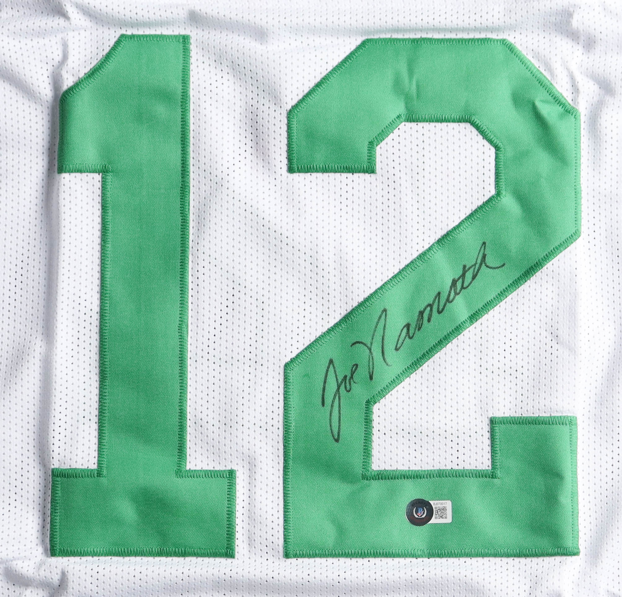 Joe Namath Signed Jersey (Beckett) at PristineAuction.com Joe Namath Signed Jersey (Beckett) at PristineAuction.com