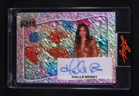 Halle Berry 2025 Leaf Pop Century Metal Diagonal Shimmer Silver #BAHB1 #1/1 at PristineAuction.com