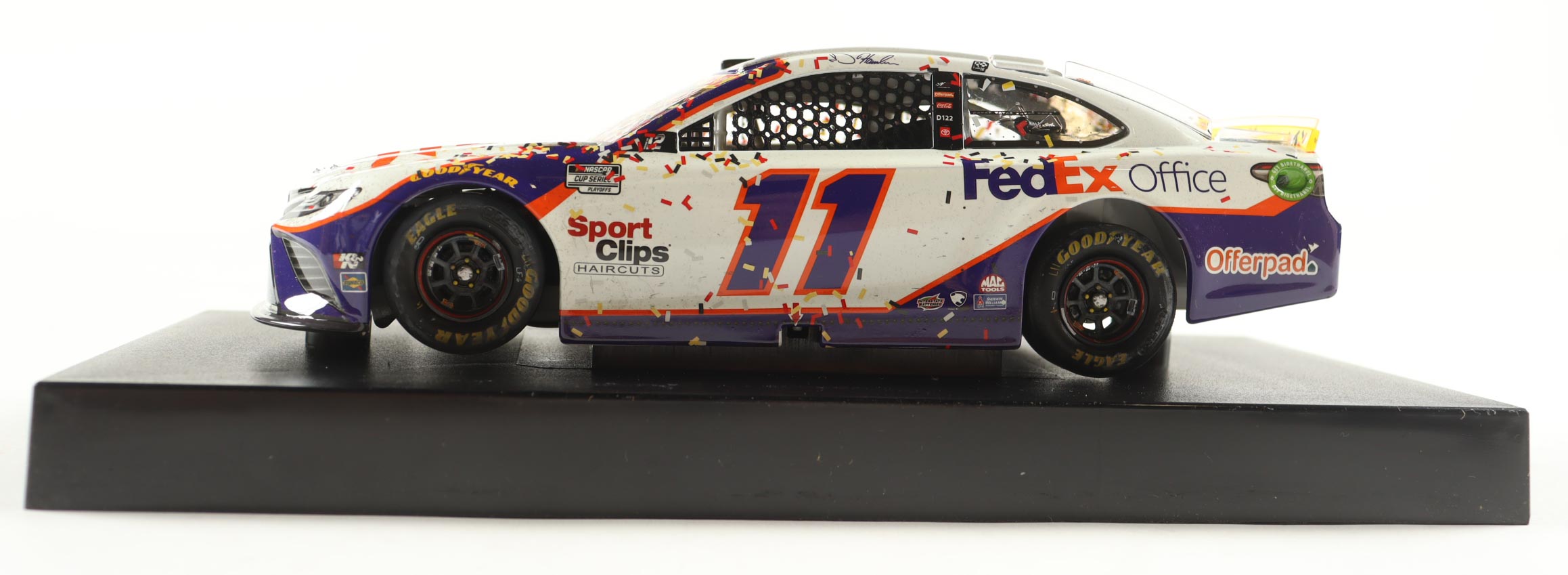 Denny Hamlin Signed 2021 #11 Fedex Las Vegas Win | 1:24 Diecast Car (PA) at PristineAuction.com Denny Hamlin Signed 2021 #11 Fedex Las Vegas Win | 1:24 Diecast Car (PA) at PristineAuction.com