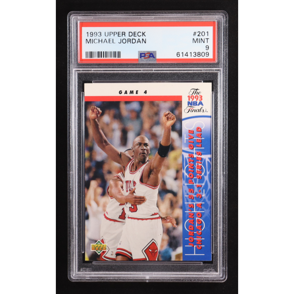 Michael Jordan 1993-94 Upper Deck FIN #201 (PSA 9) at PristineAuction.com