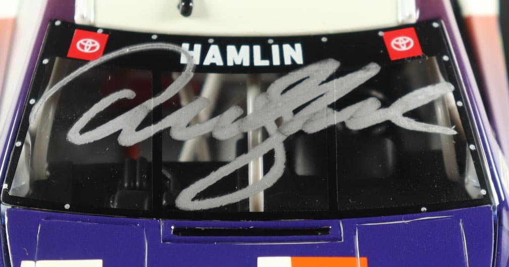 Denny Hamlin Signed 2021 #11 Fedex Where Now Meets Next | 1:24 Diecast Car (PA) at PristineAuction.com Denny Hamlin Signed 2021 #11 Fedex Where Now Meets Next | 1:24 Diecast Car (PA) at PristineAuction.com