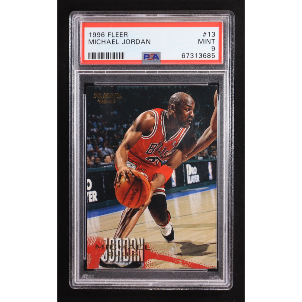 Michael Jordan 1996-97 Fleer #13 (PSA 9) at PristineAuction.com