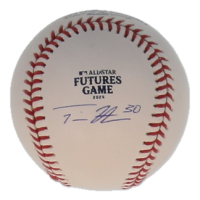 Tink Hence Signed OML 2024 All-Star Futures Game Logo Baseball (JSA) at PristineAuction.com