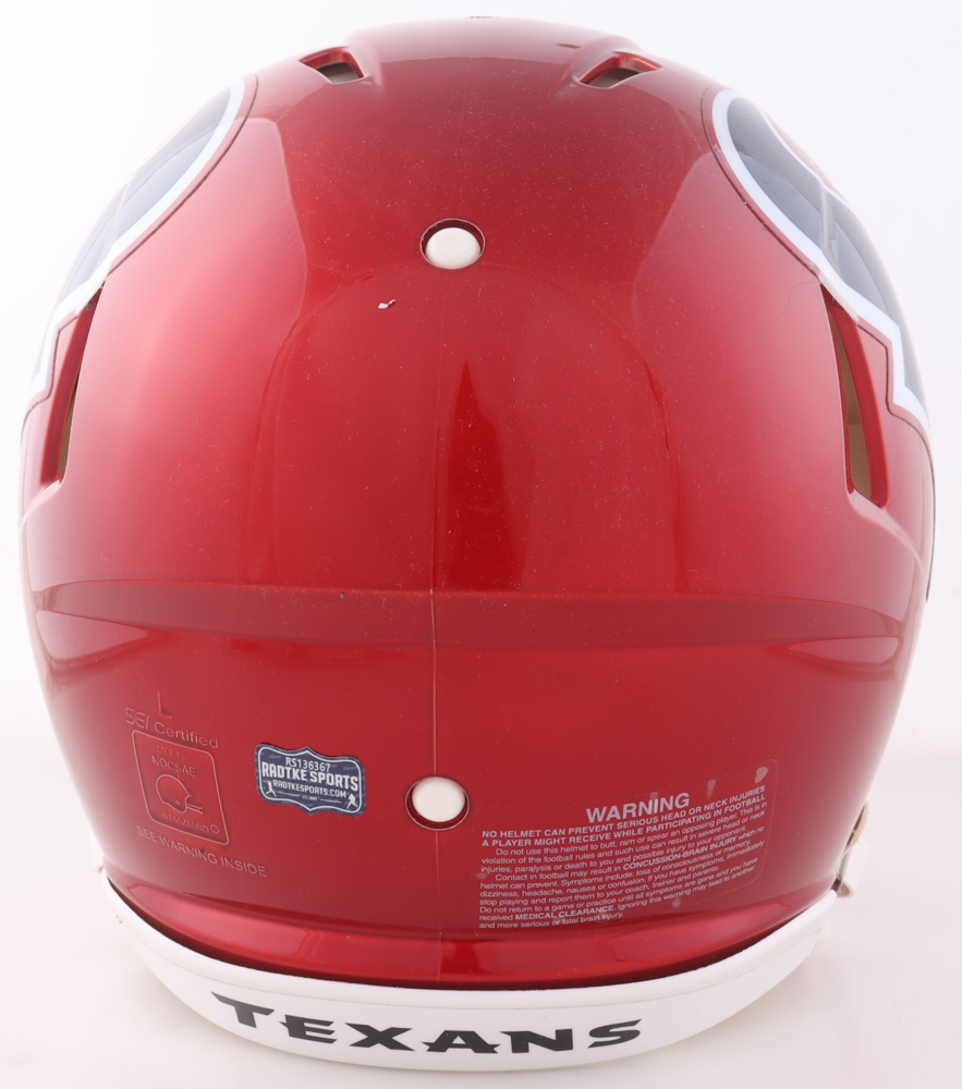 Dalton Schultz Signed Texans Full-Size Authentic Flash Alternate Speed Helmet (Radtke) at PristineAuction.com Dalton Schultz Signed Texans Full-Size Authentic Flash Alternate Speed Helmet (Radtke) at PristineAuction.com