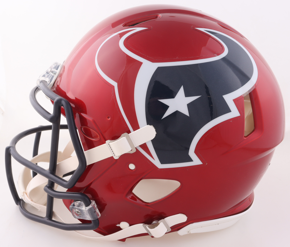 Dalton Schultz Signed Texans Full-Size Authentic Flash Alternate Speed Helmet (Radtke) at PristineAuction.com Dalton Schultz Signed Texans Full-Size Authentic Flash Alternate Speed Helmet (Radtke) at PristineAuction.com