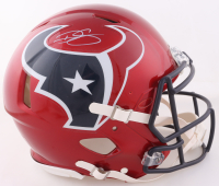 Dalton Schultz Signed Texans Full-Size Authentic Flash Alternate Speed Helmet (Radtke) at PristineAuction.com