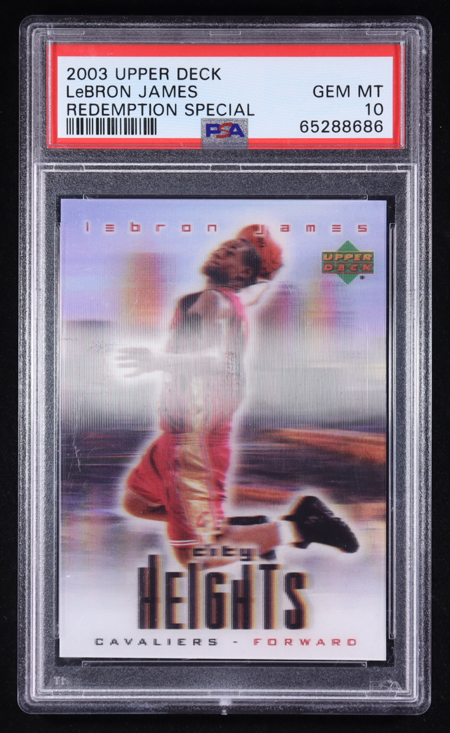 LeBron James 2003 Upper Deck City Heights LeBron James #NNO RC (PSA 10) at PristineAuction.com LeBron James 2003 Upper Deck City Heights LeBron James #NNO RC (PSA 10) at PristineAuction.com