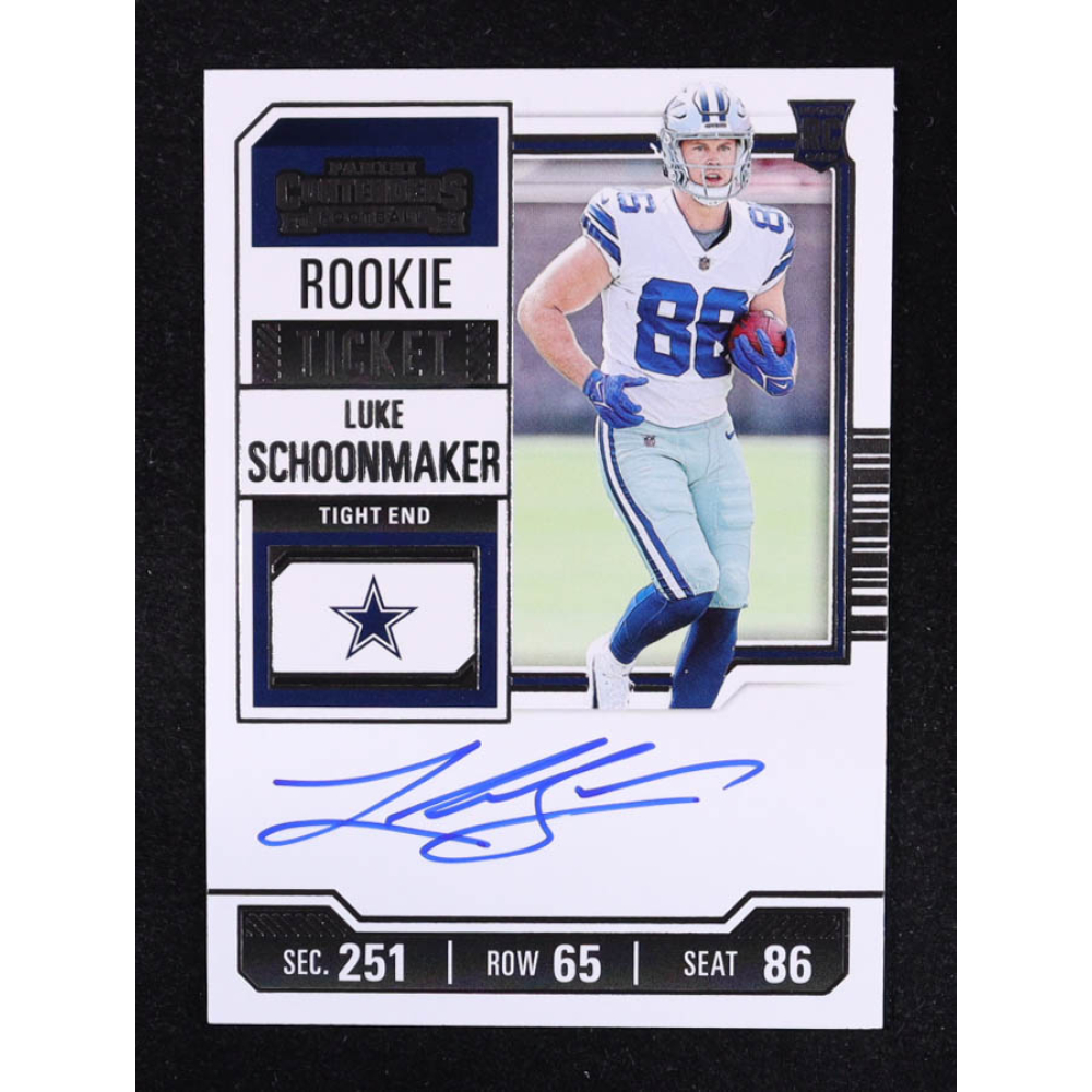 Luke Schoonmaker 2023 Panini Contenders Autograph #123 RC at PristineAuction.com