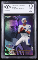Peyton Manning 1998 Flair Showcase Row 3 #3 RC (BCCG 10) at PristineAuction.com
