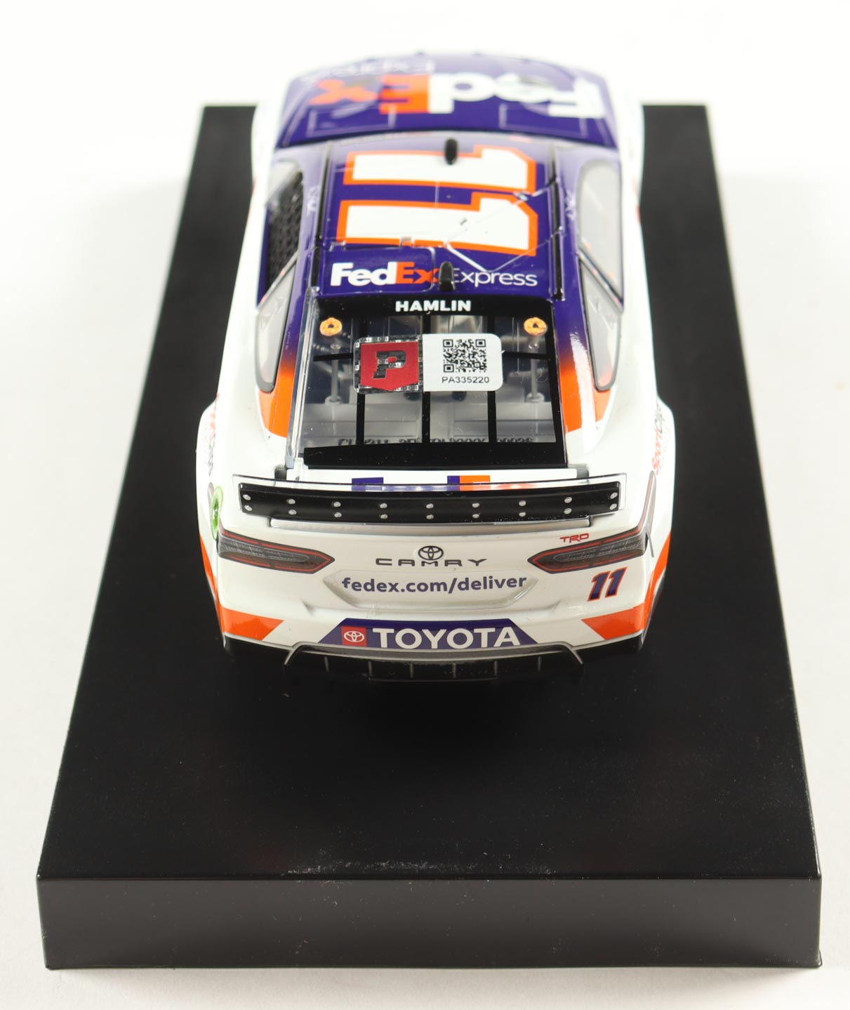 Denny Hamlin Signed 2022 #11 FedEx Express | 1:24 Diecast Car (PA) at PristineAuction.com Denny Hamlin Signed 2022 #11 FedEx Express | 1:24 Diecast Car (PA) at PristineAuction.com