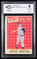 Mickey Mantle 1958 Topps #487 AS TP (BCCG 8) at PristineAuction.com