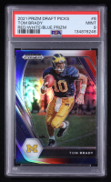 Tom Brady 2021 Panini Prizm Draft Picks Prizms Red White and Blue #6 (PSA 9) at PristineAuction.com
