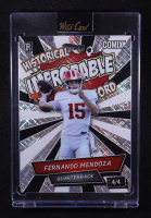 Fernando Mendoza 2025 Wild Card Comix Improbable Record Black and White Silver Foil #ACIM-FM04 RC #4/4 at PristineAuction.com