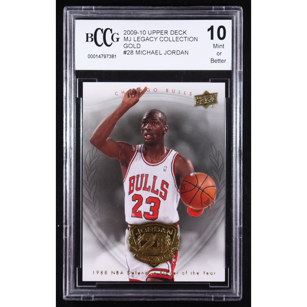 Michael Jordan 2009-10 Upper Deck Michael Jordan Legacy Collection Gold #28 (BCCG 10) at PristineAuction.com