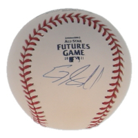 Ethan Small Signed OML 2021 All-Star Futures Game Logo Baseball (JSA) at PristineAuction.com