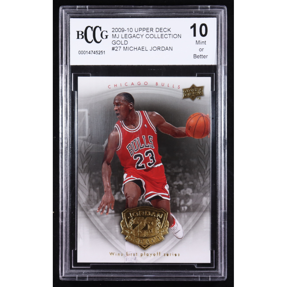 Michael Jordan 2009-10 Upper Deck Michael Jordan Legacy Collection Gold #27 (BCCG 10) at PristineAuction.com