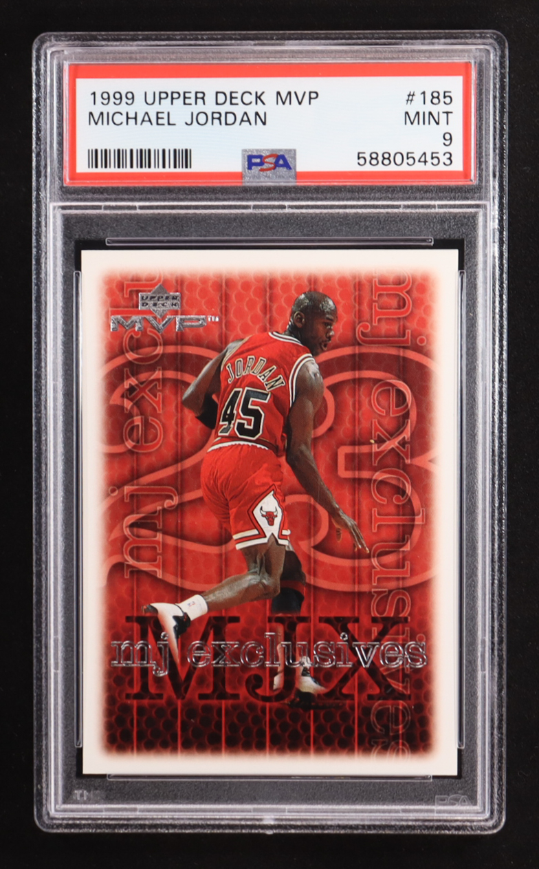 Michael Jordan 1999-00 Upper Deck MVP #185 (PSA 9) at PristineAuction.com Michael Jordan 1999-00 Upper Deck MVP #185 (PSA 9) at PristineAuction.com