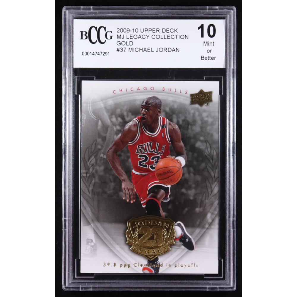 Michael Jordan 2009-10 Upper Deck Michael Jordan Legacy Collection Gold #37 (BCCG 10) at PristineAuction.com