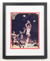 Kareem Abdul-Jabbar Signed Bucks Custom Framed Photo Display (JSA) at PristineAuction.com