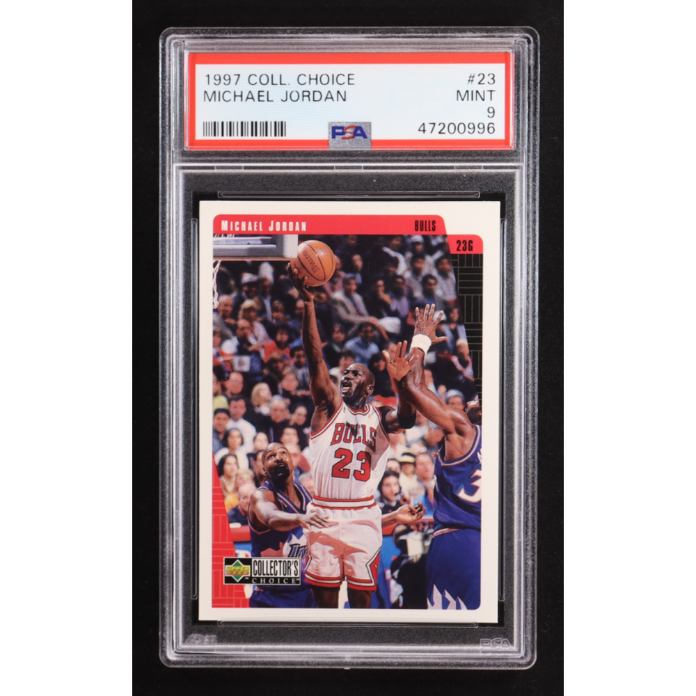 Michael Jordan 1997-98 Collector's Choice #23 (PSA 9) at PristineAuction.com