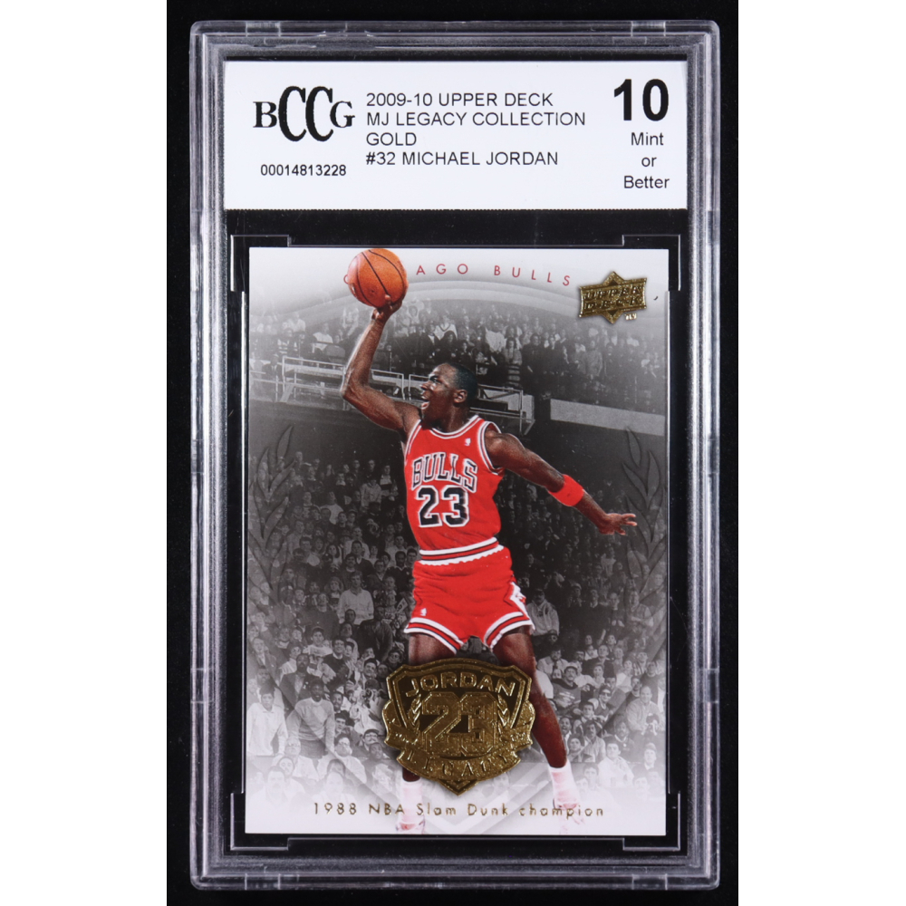 Michael Jordan 2009-10 Upper Deck Michael Jordan Legacy Collection Gold #32 (BCCG 10) at PristineAuction.com