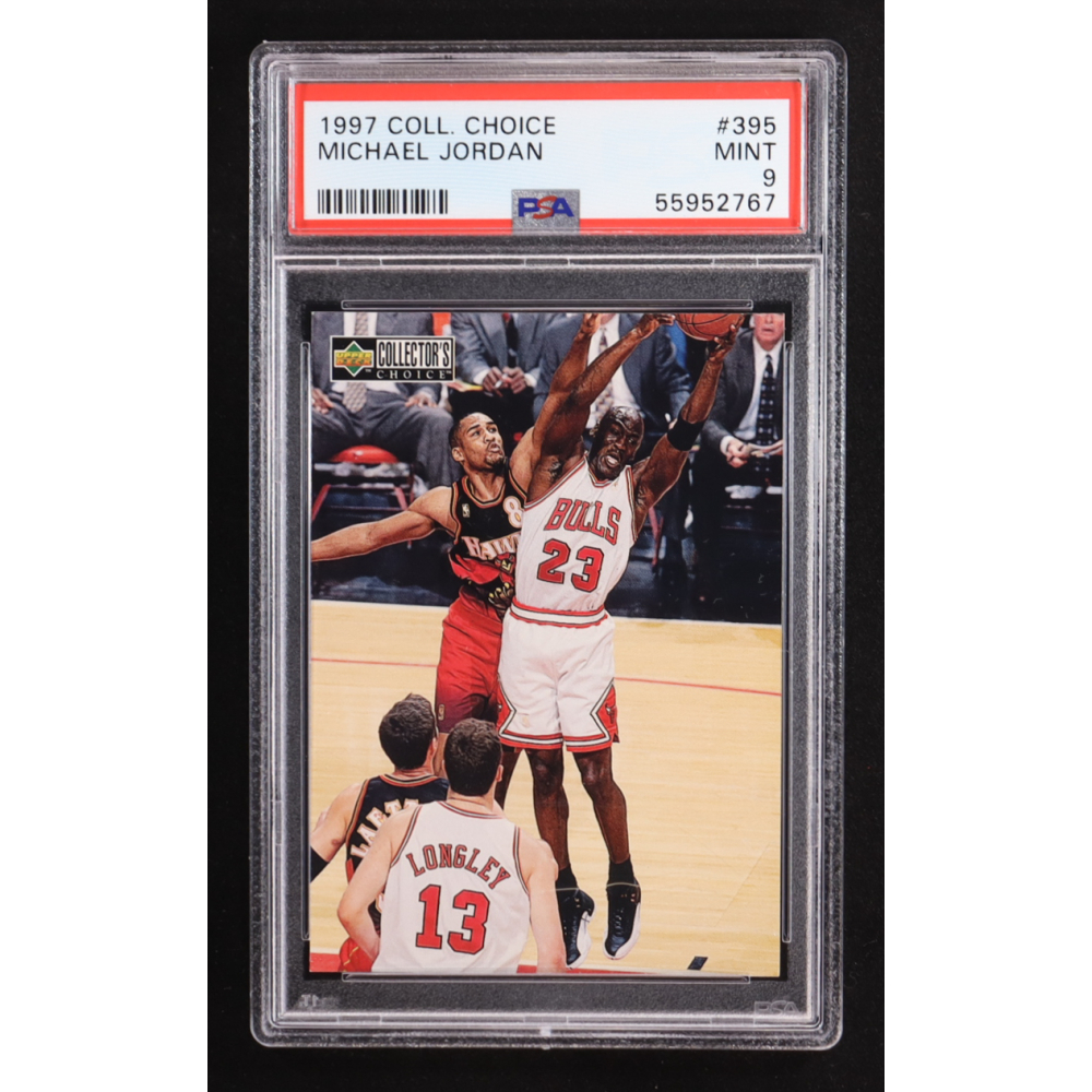 Michael Jordan 1997-98 Collector's Choice MM #395 (PSA 9) at PristineAuction.com