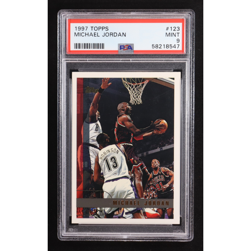 Michael Jordan 1997-98 Collector's Choice MM #395 (PSA 9) at PristineAuction.com
