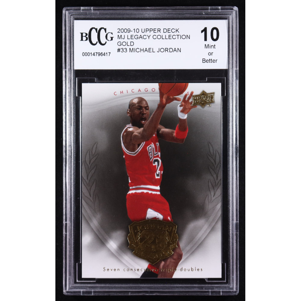 Michael Jordan 2009-10 Upper Deck Michael Jordan Legacy Collection Gold #33 (BCCG 10) at PristineAuction.com